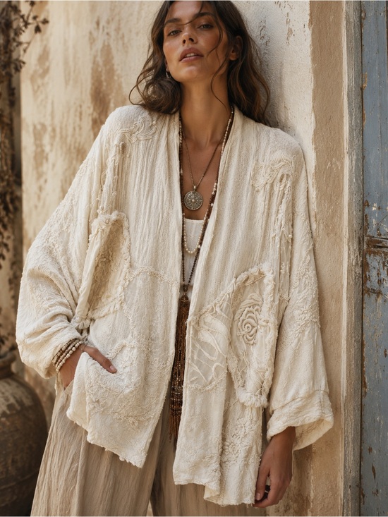 Marni Jackets & Blazers - RARE Vintage Marnie Netz Knits Handlooms Kimono Bohemian Jacket